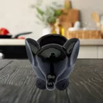 Elephant Shaped Ceramic Indoor Flower Pot Baby Black