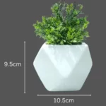 Ceramic Plant Pot in Diamond Shape