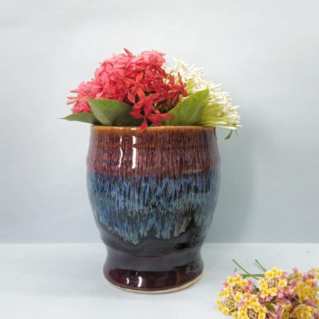 Waterfall Ceramic Pot for indoor plants